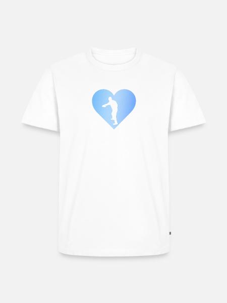 Disc Discgolf Sportart - Männer Premium Bio T-Shirt - Weiß