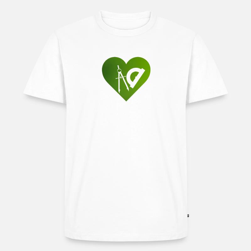 Architect, House Builder, Constructor - Men's Premium Organic T-Shirt - white