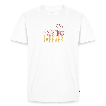 Best friends forever, best buddies forever - Men's Premium Organic T-Shirt - white - Front - Nico (187cm)