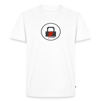 n’oubliez pas chain girl - T-shirt Premium bio Homme - blanc - Devant - Nico (187cm)