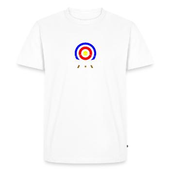 Archer cool saying, archery - Men's Premium Organic T-Shirt - white - Front - Nico (187cm)