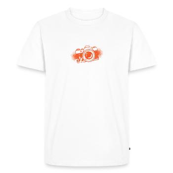 Photography Photographer Photographer Camera - Men's Premium Organic T-Shirt - white - Front - Nico (187cm)