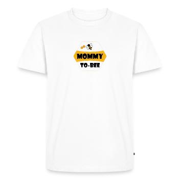 bee the change or be the change - Men's Premium Organic T-Shirt - white - Front - Nico (187cm)