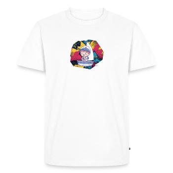Sailing Sailing Ship - Men's Premium Organic T-Shirt - white - Front - Nico (187cm)