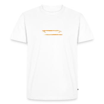 Boxing is About Hunger - Men's Premium Organic T-Shirt - white - Front - Nico (187cm)