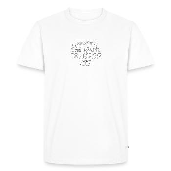 T-shirts avec des phrases amusantes - Fantasmitas 10 - T-shirt Premium bio Homme - blanc - Devant - Nico (187cm)