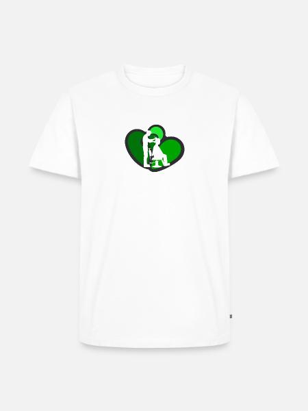 Friseur Frisur Kamm - Männer Premium Bio T-Shirt - Weiß