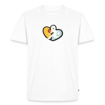 Bowler Strike - Men's Premium Organic T-Shirt - white - Front - Nico (187cm)