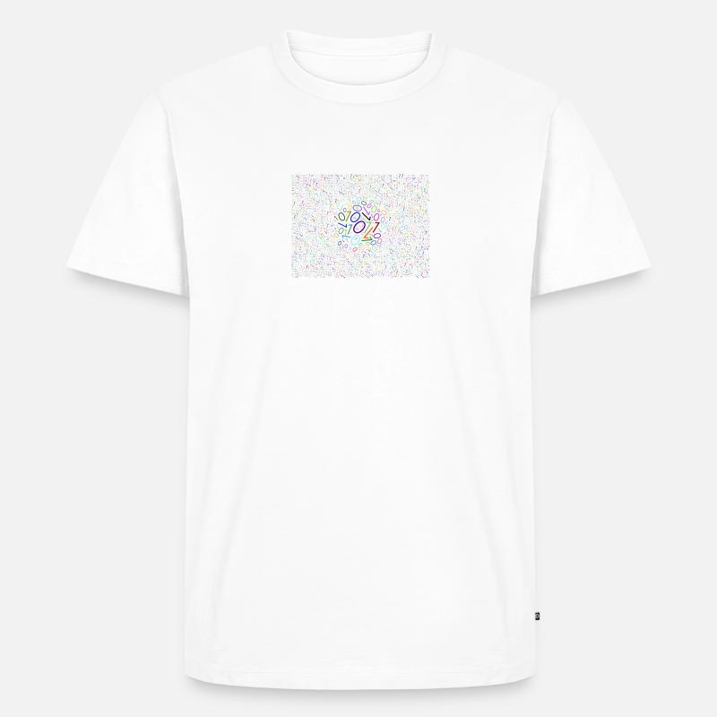 Farbe des Binärcodes - Männer Premium Bio T-Shirt - undefined