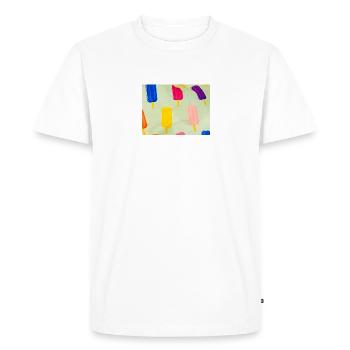 ice lollies t shirt - Men's Premium Organic T-Shirt - white - Front - Nico (187cm)