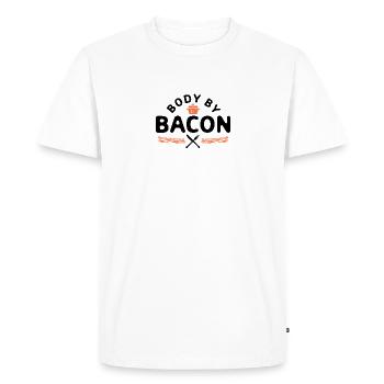 Cheat Day Burrito Burger Restauration rapide Pizza - T-shirt Premium bio Homme - blanc - Devant - Nico (187cm)
