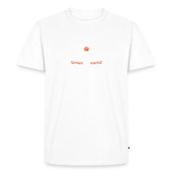 Cheat Day Burrito Burger Restauration rapide Pizza - T-shirt Premium bio Homme - blanc - Devant - Nico (187cm)