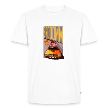 Route 666 - T-shirt Premium bio Homme - blanc - Devant - Nico (187cm)