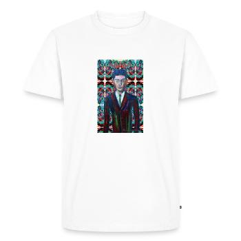 Kafka - Men's Premium Organic T-Shirt - white - Front - Nico (187cm)