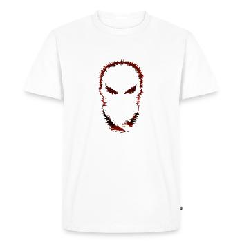 MASQUE FROID - T-shirt Premium bio Homme - blanc - Devant - Nico (187cm)