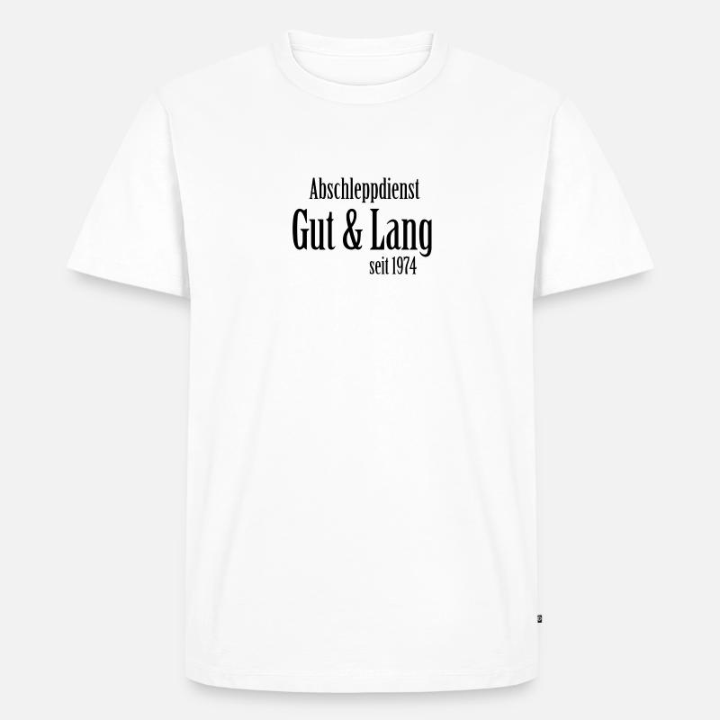 Abschleppdienst Lang & Gut 74 - Männer Premium Bio T-Shirt - Weiß