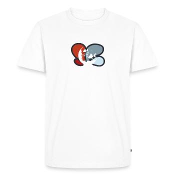 Aquarium d’eau - T-shirt Premium bio Homme - blanc - Devant - Nico (187cm)