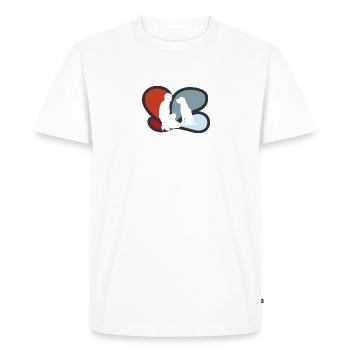 Dressage de chiens Sports canins École canine - T-shirt Premium bio Homme - blanc - Devant - Nico (187cm)