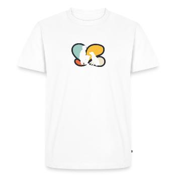 Dog School Agility Dog Sport - Men's Premium Organic T-Shirt - white - Front - Nico (187cm)