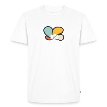 Photographe appareil photo reflex - T-shirt Premium bio Homme - blanc - Devant - Nico (187cm)