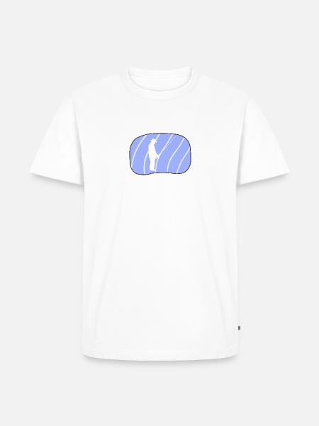 Fischen Angelrute Fischerei - Männer Premium Bio T-Shirt - Weiß