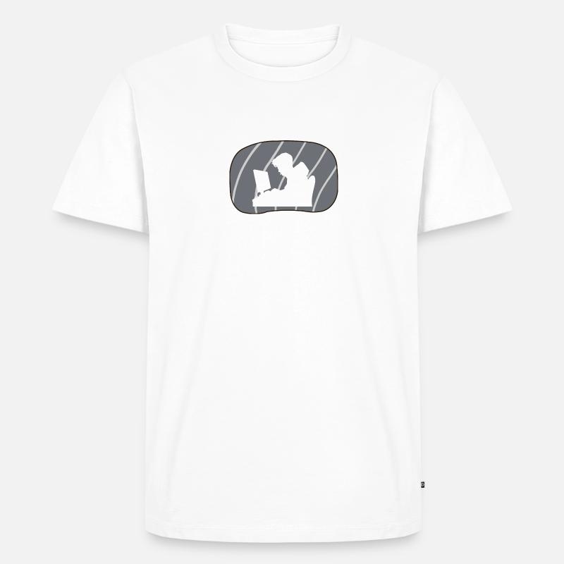 Hacker Informatiker Informatik - Männer Premium Bio T-Shirt - Weiß