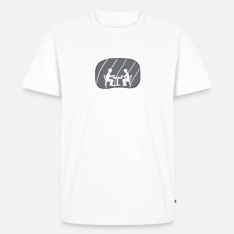 Brettspiele Gemeinschaftsspiele - Männer Premium Bio T-Shirt - Weiß