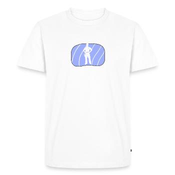Plumber Plumber - Men's Premium Organic T-Shirt - white - Front - Nico (187cm)