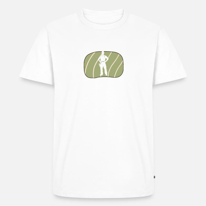 Werkzeug Flaschner - Männer Premium Bio T-Shirt - Weiß
