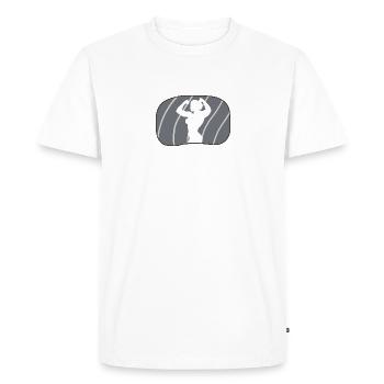 Bodybuilding Bodybuilders - Men's Premium Organic T-Shirt - white - Front - Nico (187cm)