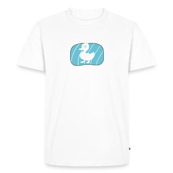 Ducks waddle beak - Men's Premium Organic T-Shirt - white - Front - Nico (187cm)