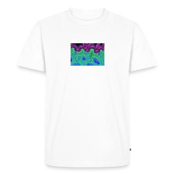 Luminous currents - Men's Premium Organic T-Shirt - white - Front - Nico (187cm)