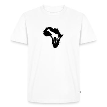 Giraffe Africa Safari Kenya Serengeti Roots Reggae - Men's Premium Organic T-Shirt - white - Front - Nico (187cm)