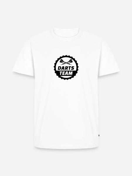 Darts Team - Men's Premium Organic T-Shirt - white