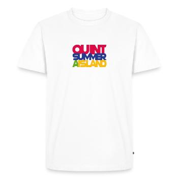 Message to Jaws like rainbow - Men's Premium Organic T-Shirt - white - Front - Nico (187cm)