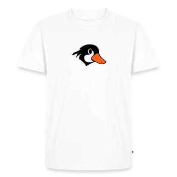 Canard comique - T-shirt Premium bio Homme - blanc - Devant - Nico (187cm)
