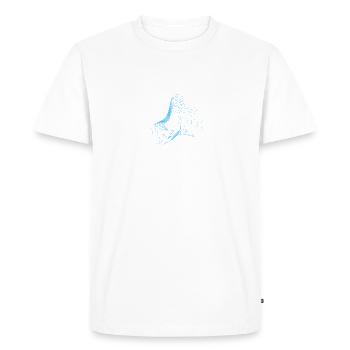 Sauvons notre AVENIR - T-shirt Premium bio Homme - blanc - Devant - Nico (187cm)