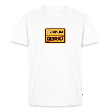 ligue de district montée kreisliga - T-shirt Premium bio Homme - blanc - Devant - Nico (187cm)