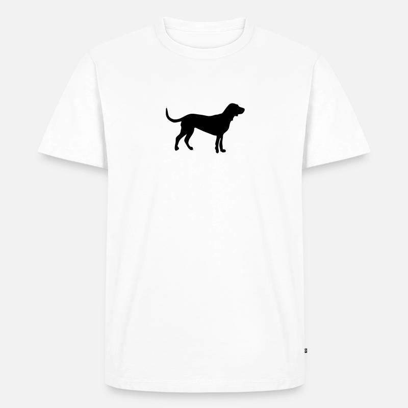 Cäthe shape - Männer Premium Bio T-Shirt - Weiß