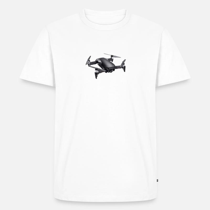 Quadcopter - Männer Premium Bio T-Shirt - Weiß