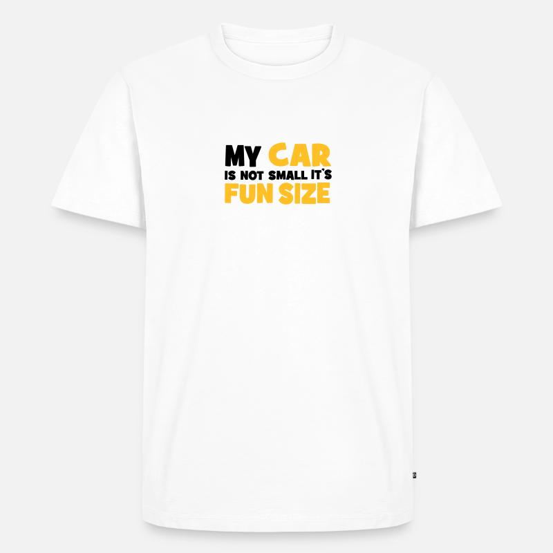 Auto - Männer Premium Bio T-Shirt - Weiß