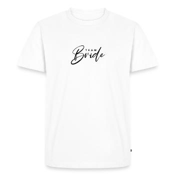 Team Bride - T-shirt Premium bio Homme - blanc - Devant - Nico (187cm)