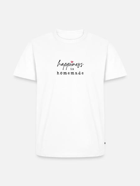 Happiness is Homemade - Männer Premium Bio T-Shirt - Weiß