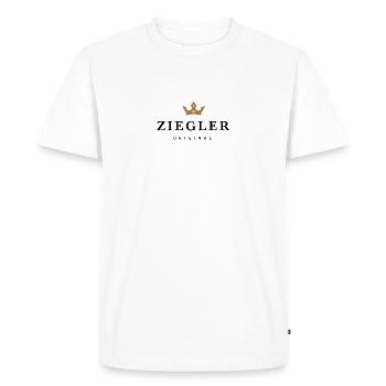 Ziegler - T-shirt Premium bio Homme - blanc - Devant - Nico (187cm)