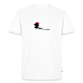 Atychiphobie - kick it - T-shirt Premium bio Homme - blanc - Devant - Nico (187cm)