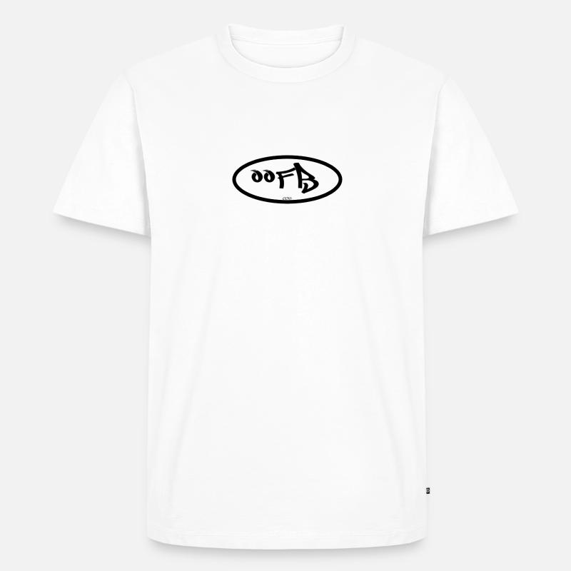 OOFB Orginal - Männer Premium Bio T-Shirt - Weiß