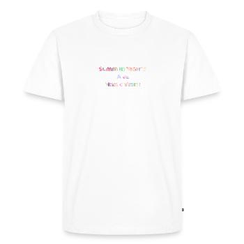 Summer Nights - Men's Premium Organic T-Shirt - white - Front - Nico (187cm)