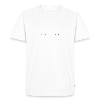 New York The City Stars - T-shirt Premium bio Homme - blanc - Devant - Nico (187cm)