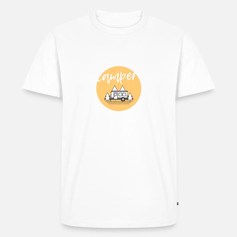 Camper - Männer Premium Bio T-Shirt - Weiß