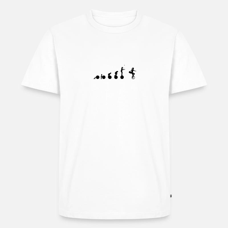 circus evolution W - Männer Premium Bio T-Shirt - Weiß